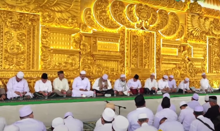 Pemilu 2024 ngesti mengajak masyarakat doa bersama acara haul akbar kabupaten semarang