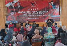 Ali Badrudin Gelar Konsolidasi Bersama Timses Desa Larangan