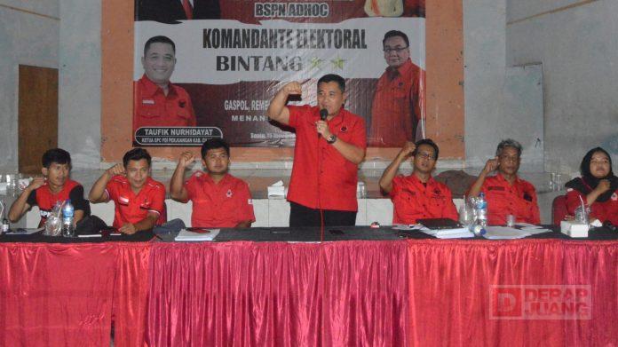 Gelar TOT BSPN Adhoc dan Siber Juang, DPC PDI Perjuangan Cilacap Siap Tempur