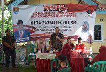 Sapa Warga Tritih Kulon, Taufik Nurhidayat Hadiri Reses Beta Fatmahsari