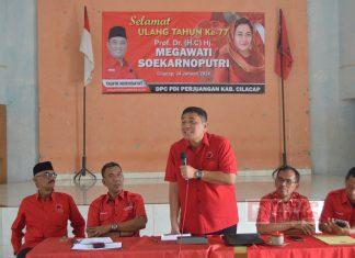 Gelar Tasyakuran, DPC Partai Cilacap Peringati Hari Ulang Tahun Ibu Mega