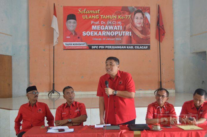 Gelar Syukuran, DPC Partai Cilacap Peringati Hari Ulang Tahun Ibu Mega