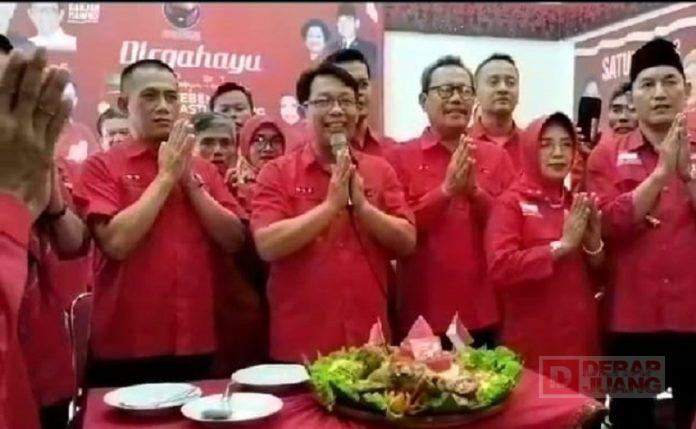 DPC PDI Perjuangan Kebumen Gelar Tasyakuran Peringati HUT PDI Perjuangan yang Ke-51 Kebumen