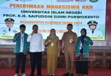 Ristawati Hadiri Penerimaan Mahasiswa KKN UIN Prof. K.H. Saifuddin Zuhri Purwokerto