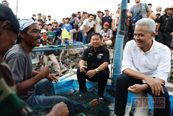 Temui Nelayan di Brebes, Ganjar Pastikan Perjuangkan Kesejahteraan Nelayan