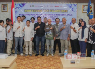 Bupati Magelang Lantik Pengurus PWI Kab Magelang Periode 2024-2027