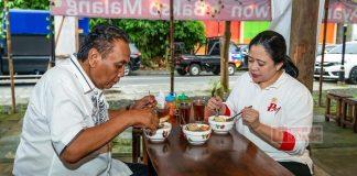 Bareng Bambang Patjul, Mbak Puan Unggah Makan Bakso Serba 3