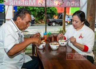 Bareng Bambang Patjul, Mbak Puan Unggah Makan Bakso Serba 3 Bareng Bambang Patjul, Mbak Puan Unggah Makan Bakso Serba 3