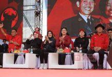 32.000 Massa PDI Perjuangan 'Merahkan' Stadion Pringgodani