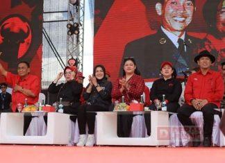 32.000 Massa PDI Perjuangan 'Merahkan' Stadion Pringgodani