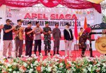 Sri Sumarni Ajak Masyarakat Gunakan Hak Pilih di Pemilu 2024 Bupati Grobogan hadiri apel siaga pemilu 2024