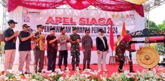 Sri Sumarni Ajak Masyarakat Gunakan Hak Pilih di Pemilu 2024 Bupati Grobogan hadiri apel siaga pemilu 2024