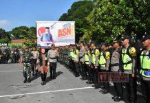 Bupati Grobogan Pimpin Apel Pasukan Pengamanan Pemilu