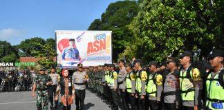 Bupati Grobogan Pimpin Apel Pasukan Pengamanan Pemilu