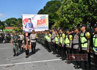 Bupati Grobogan Pimpin Apel Pasukan Pengamanan Pemilu