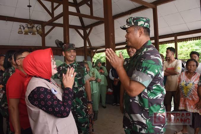 Bupati Sri Sumarni sambutan Pangdam IV DIPONEGORO