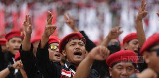 Foto: Konser Salam M3tal 03 Menang Total “Kampanye Akbar PDI Perjuangan di GBK”