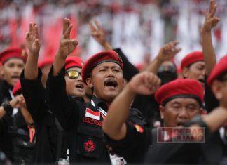 Foto: Konser Salam M3tal 03 Menang Total “Kampanye Akbar PDI Perjuangan di GBK”