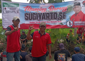 KomandanTe Bintang 1 Mojodoyong Gelar Mancing Bersama