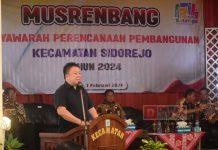 Ikuti Musrenbang Sidorejo, Dance Minta Fokuskan Perencanaan Terhadap Indikator Makro
