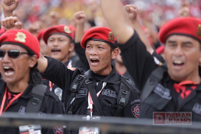 Satgas Cakrabuana Komitmen Siap Kawal Ganjar-Mahfud Menuju Kemenangan