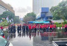 Gelar Hajatan Rakyat, Akar Rumput PDI Perjuangan Hadir Dalam Rampak Barisan Satgas Cakrabuana ikut hadir dalam Hajatan Rakyat