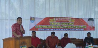 Taufik Resmikan Jogging Track Aspirasi Pujiyono di Gandrungmanis