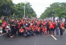 Banteng Cilacap Turut Merahkan Simpang Lima Semarang