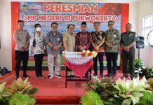 Budhi Hadiri Peresmian Unit Sekolah SMP Negeri 10 Purwokerto Tahap I