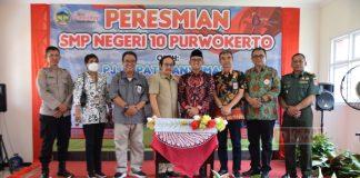 Budhi Hadiri Peresmian Unit Sekolah SMP Negeri 10 Purwokerto Tahap I