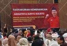 Kembali Melenggang ke Senayan, Adisatrya Gelar Tasyakuran