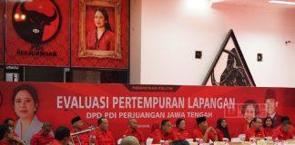 Raih Hattrick, DPD Partai Jateng Evaluasi Pertempuran Lapangan PDI Perjuangan Jateng