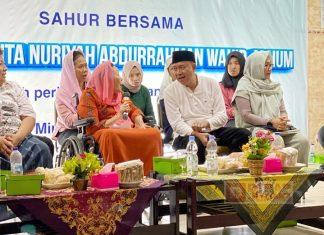 Sadewo Hadiri Sahur Bersama Sinta Nuriyah di Kelenteng Hok Tik Bio Purwokerto