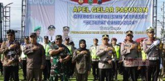 Ristawati Pimpin Apel Gelar Pasukan Operasi Ketupat Candi Ristawati