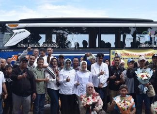 Ristawati Sambut Pemudik Gratis dari Pemkab Kebumen Ristawati