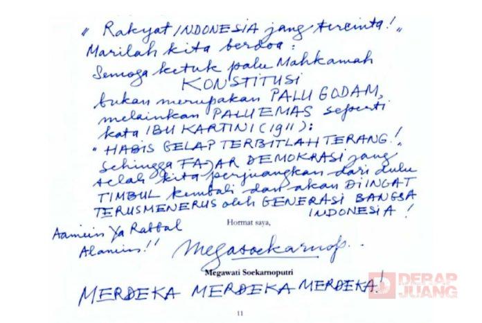 Jejak Ibu Megawati Menegakkan Hukum Negeri Megawati Soekarnoputri