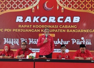 PDI Perjuangan Banjarnegara Gelar Rakorcab dan Halal Bihalal Bersama Struktural Partai