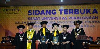 Tuntaskan Pendidikan Magister, Walikota Aaf Wisuda di Unikal