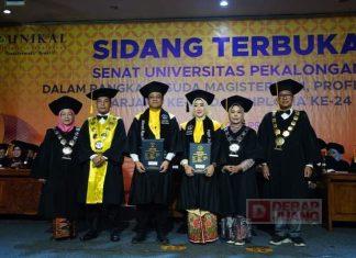 Tuntaskan Pendidikan Magister, Walikota Aaf Wisuda di Unikal