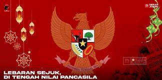 Lebaran Sejuk, di Tengah Nilai Pancasila