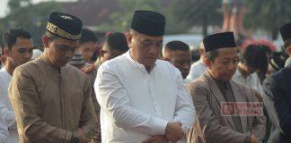 Taufik Jalankan Sholat Ied dan Silaturahmi Bareng Warga Cilacap