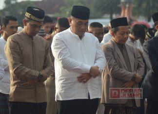 Taufik Jalankan Sholat Ied dan Silaturahmi Bareng Warga Cilacap