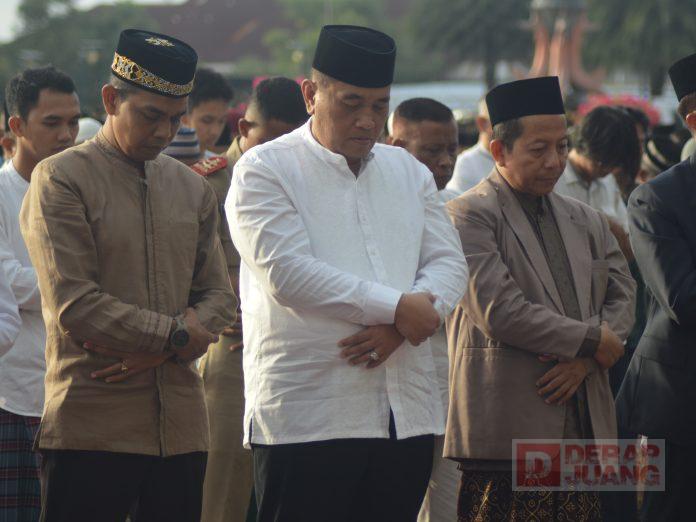 Taufik Jalankan Sholat Ied Dan Silaturahmi Bareng Warga Cilacap