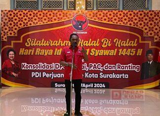 PDI Perjuangan Surakarta Gelar Silahturahmi Halalbihalal dan Konsolidasi PDI Perjuangan Surakarta Gelar Silahturahmi Halalbihalal dan Konsolidasi