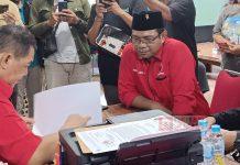 Mantan Wartawan Senior Muchus Mendaftar Sebagai Bakal Calon Wakil Walikota Surakarta