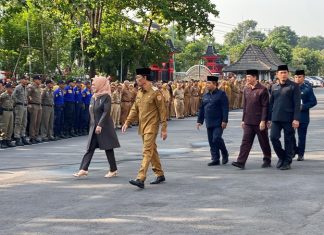 Bupati Etik dan Wakil Bupati Agus Santosa Halalbihalal Bersama ASN