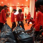 Hitungan Menit, Komunitas Juang Jateng  Sapu Bersih Sampah di Rakernas V PDI Perjuangan