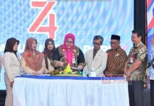 Bupati Yuni Hadiri Puncak HUT Ke-74 IGTKI-PGRI se-Solo Raya