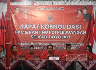 DPC Boyolali Gelar Rapat Konsolidasi Hadapi Pilkada 2024