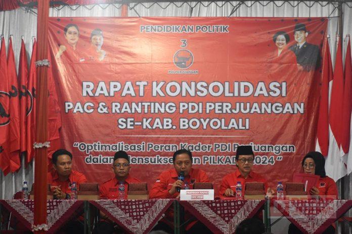 DPC Boyolali Gelar Rapat Konsolidasi Hadapi Pilkada 2024